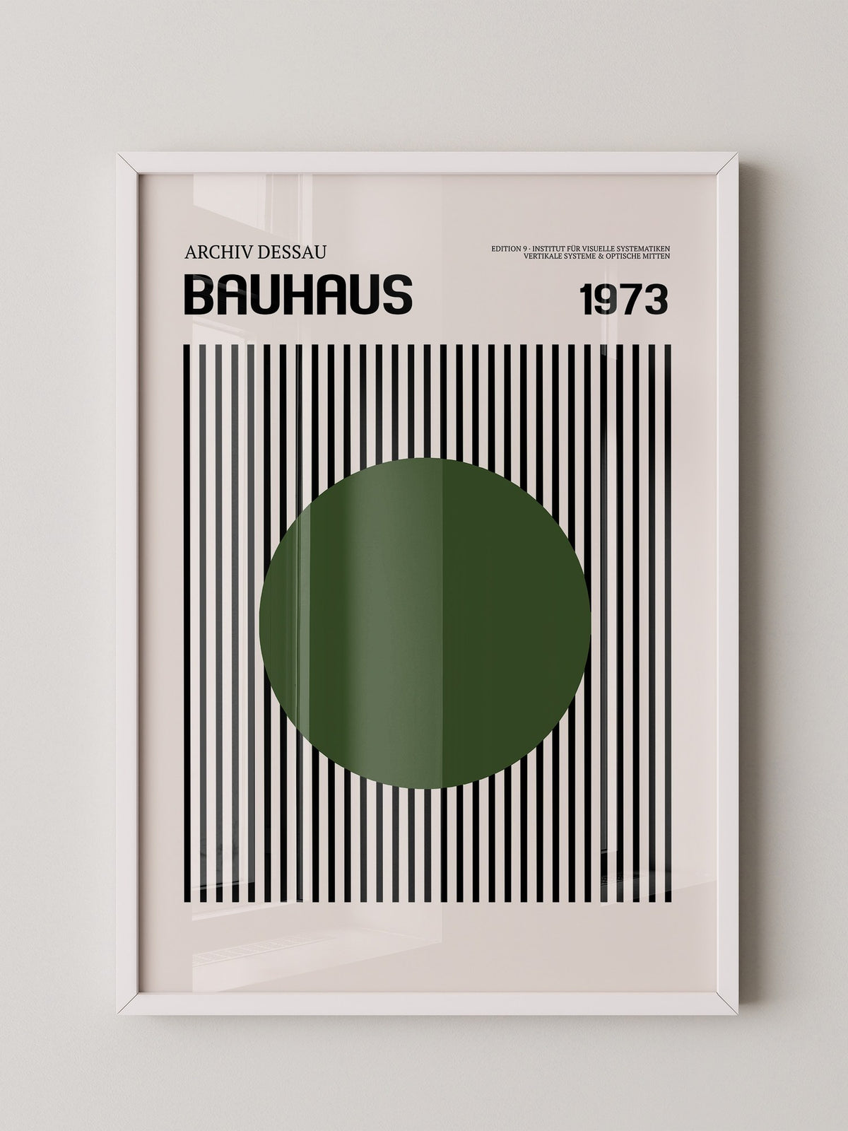 Bauhaus Streifen Kreis 1973
