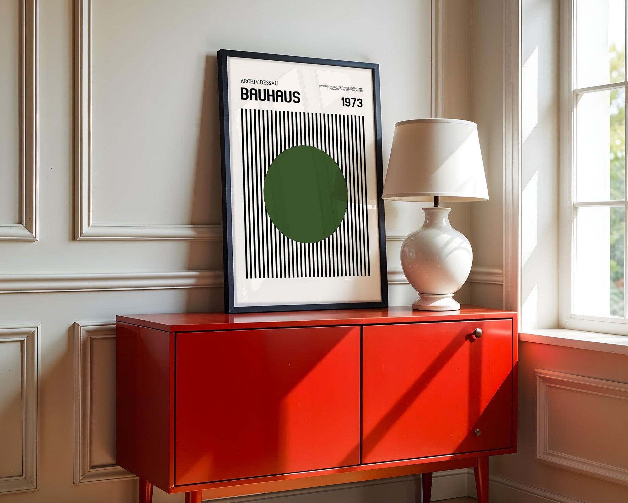 Bauhaus Streifen Kreis 1973