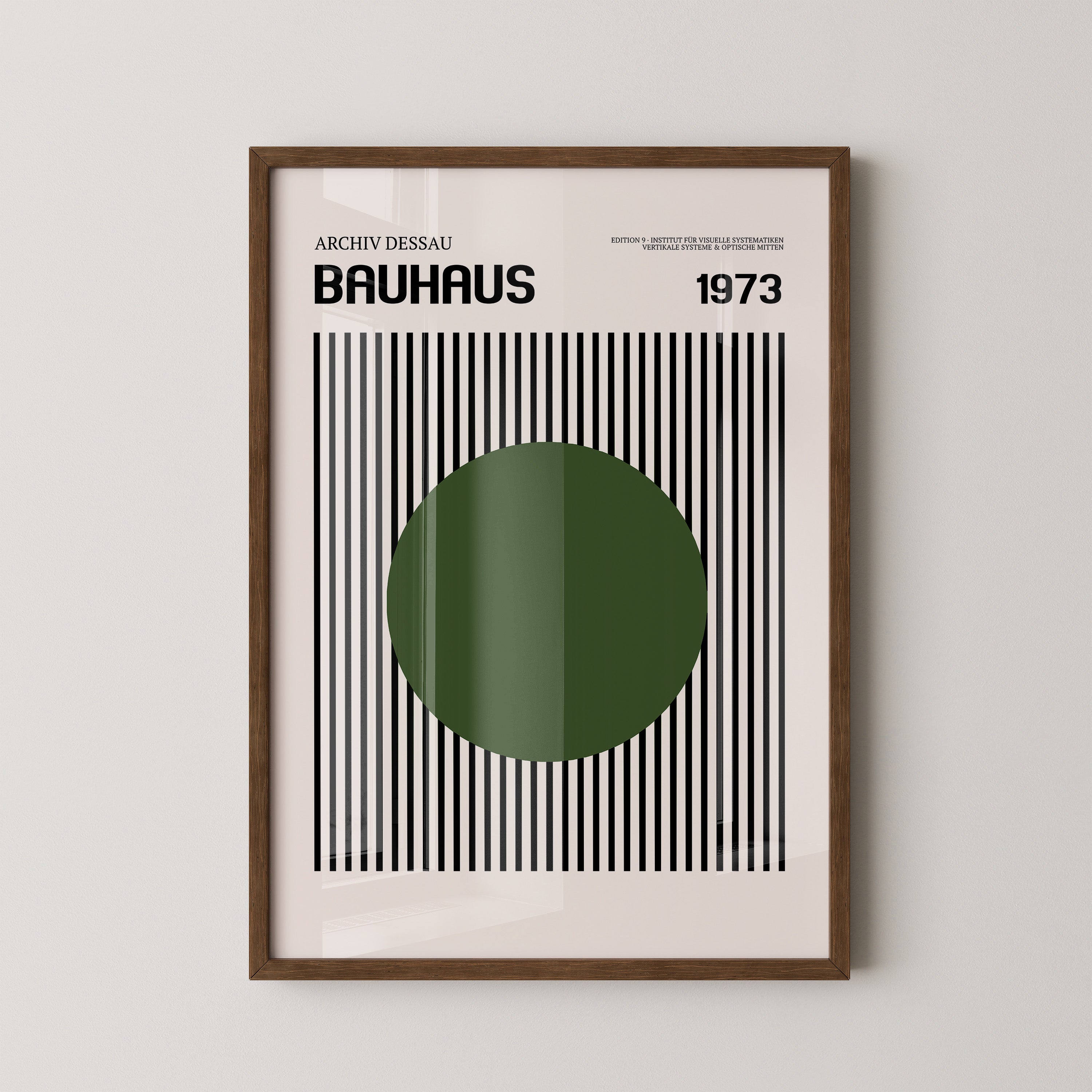 Bauhaus Streifen Kreis 1973