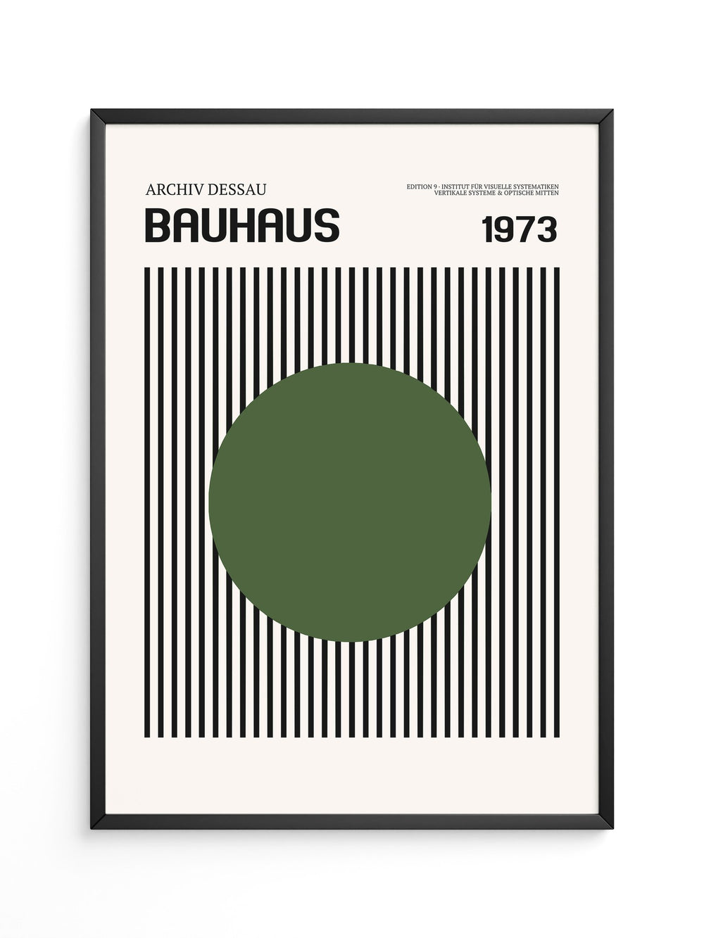 Bauhaus Streifen Kreis 1973