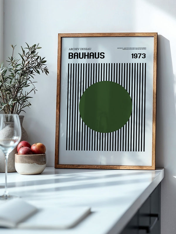 Bauhaus Streifen Kreis 1973