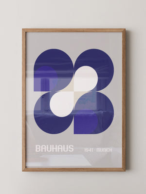 Geometrie Blau Modern