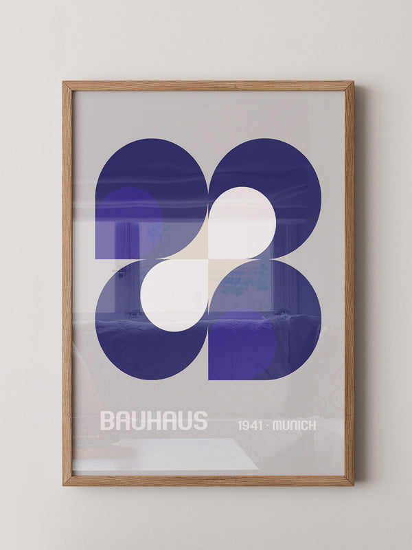 Geometrie Blau Modern