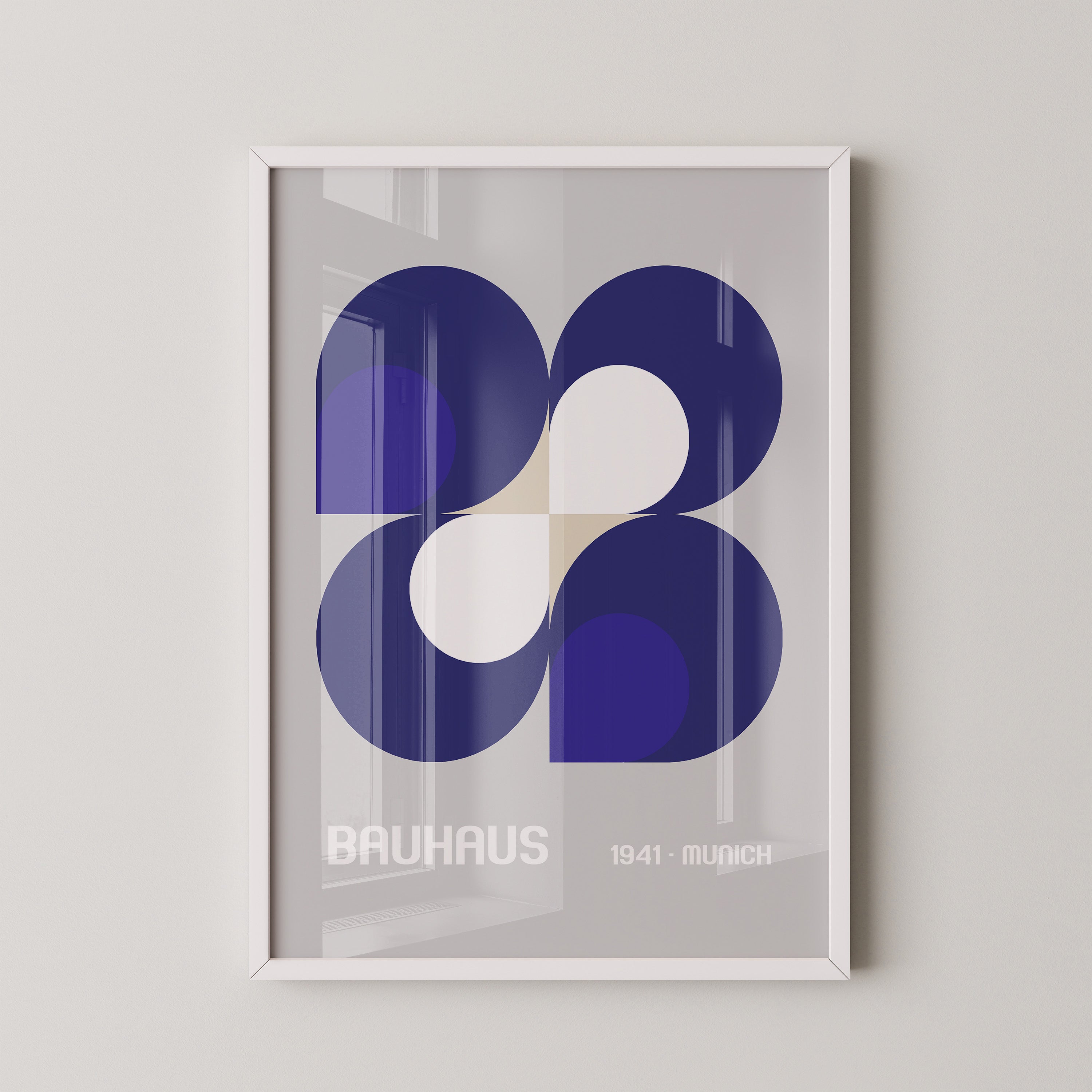 Geometrie Blau Modern