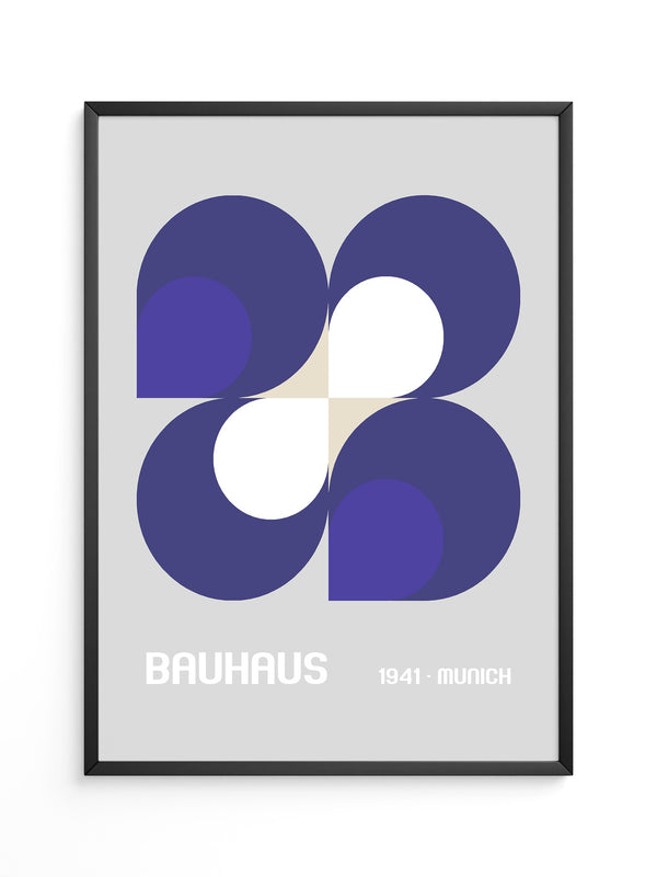Geometrie Blau Modern