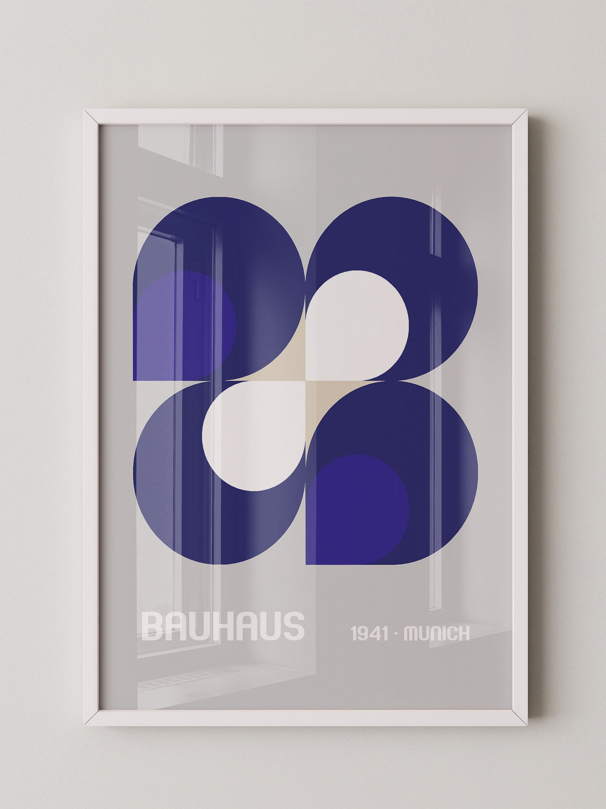 Geometrie Blau Modern