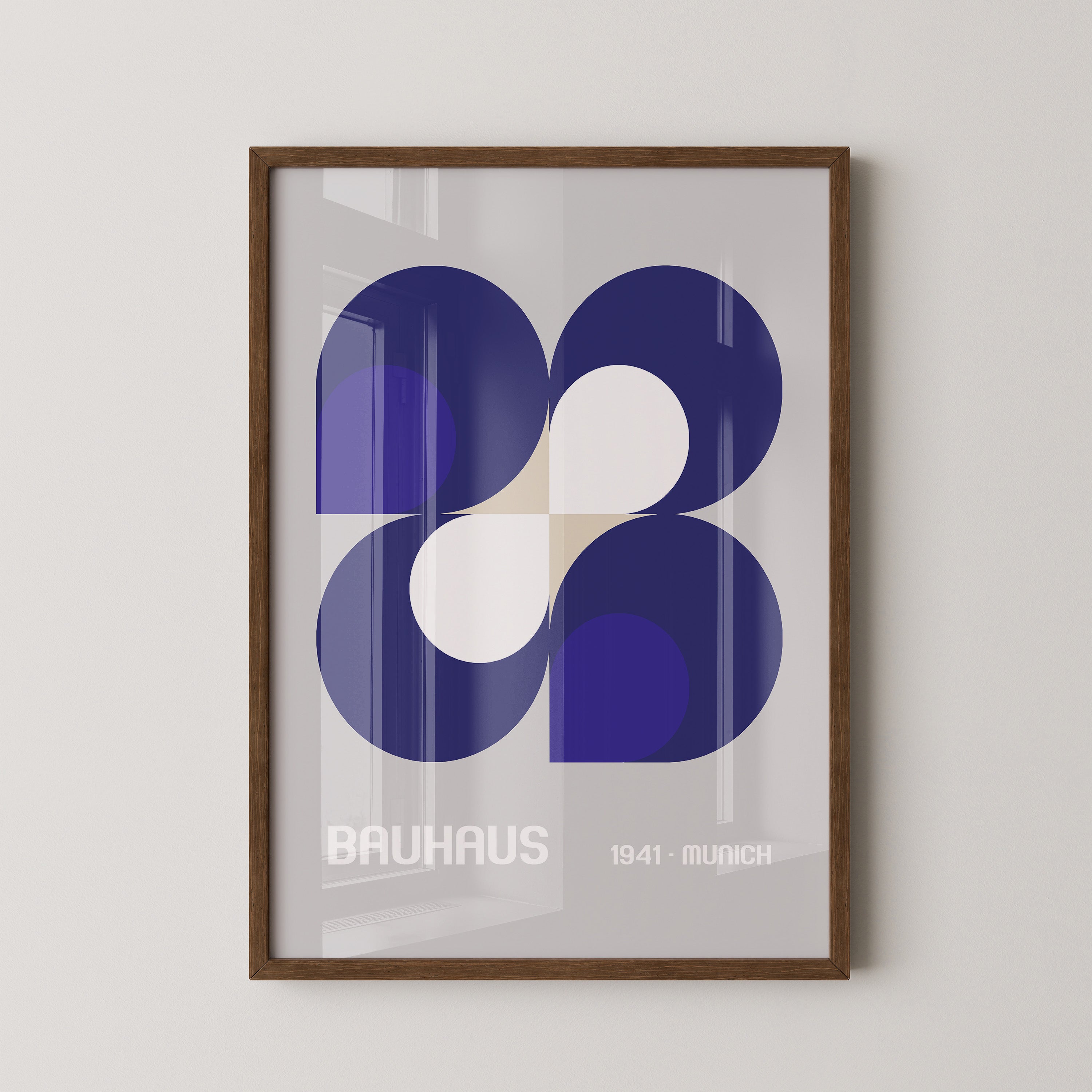 Geometrie Blau Modern