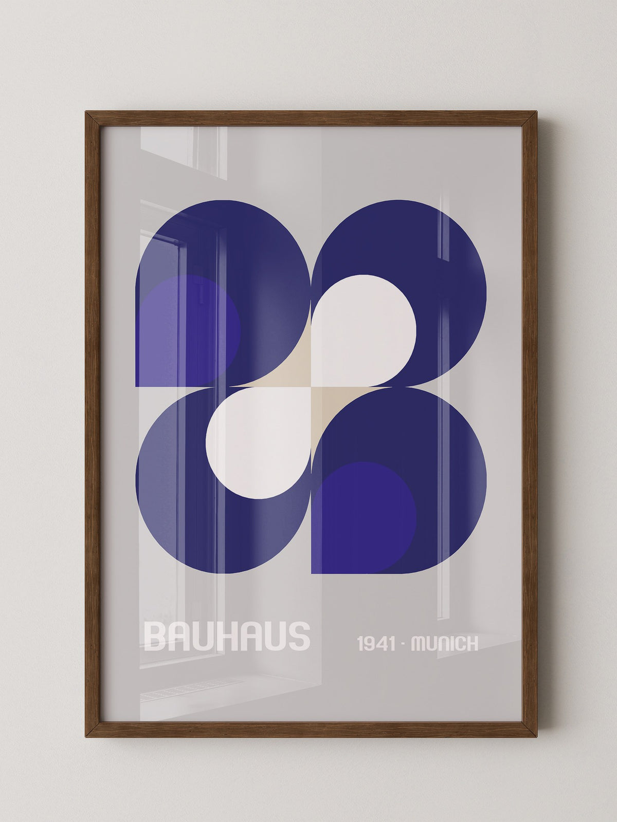 Geometrie Blau Modern