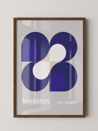 Geometrie Blau Modern