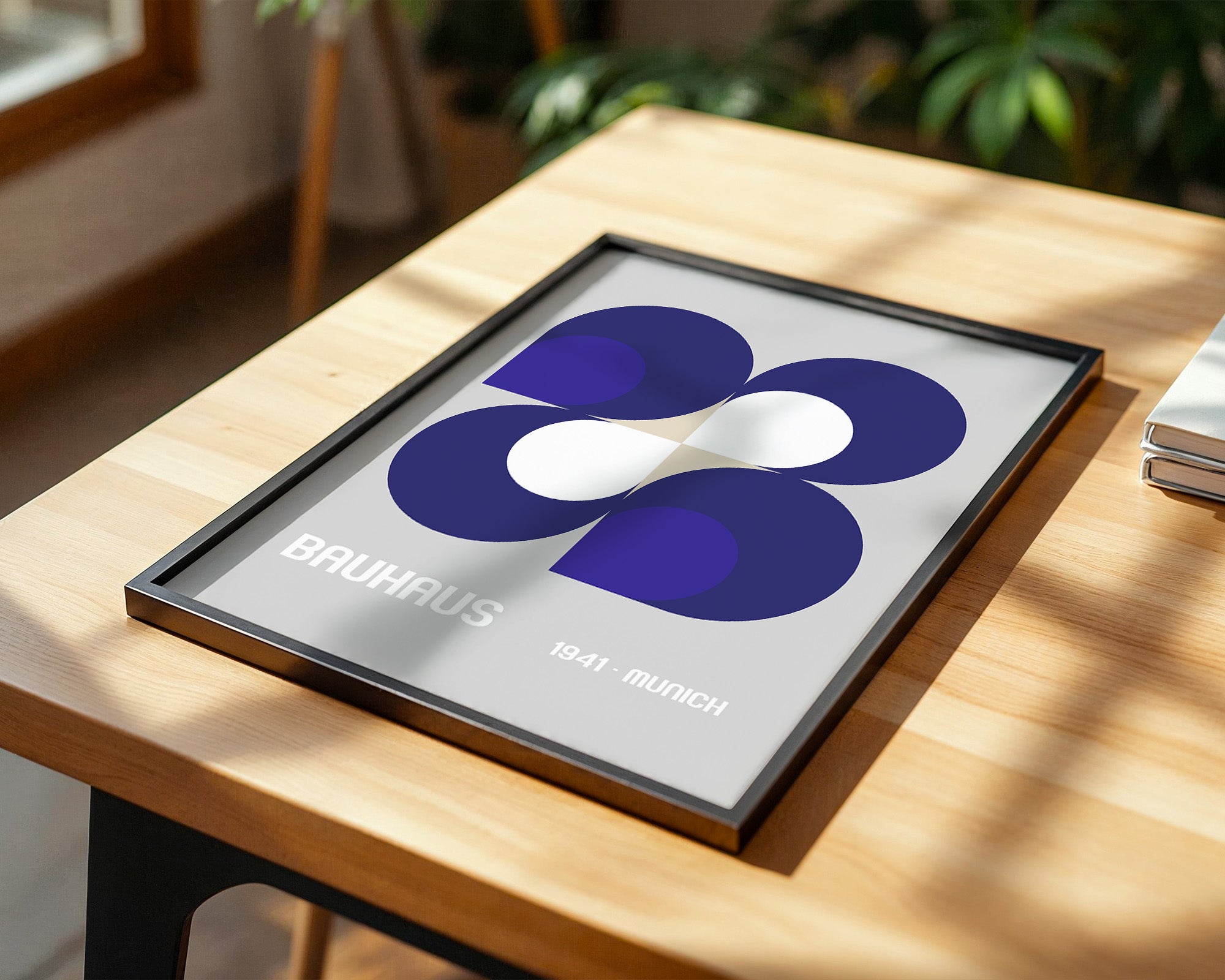 Geometrie Blau Modern