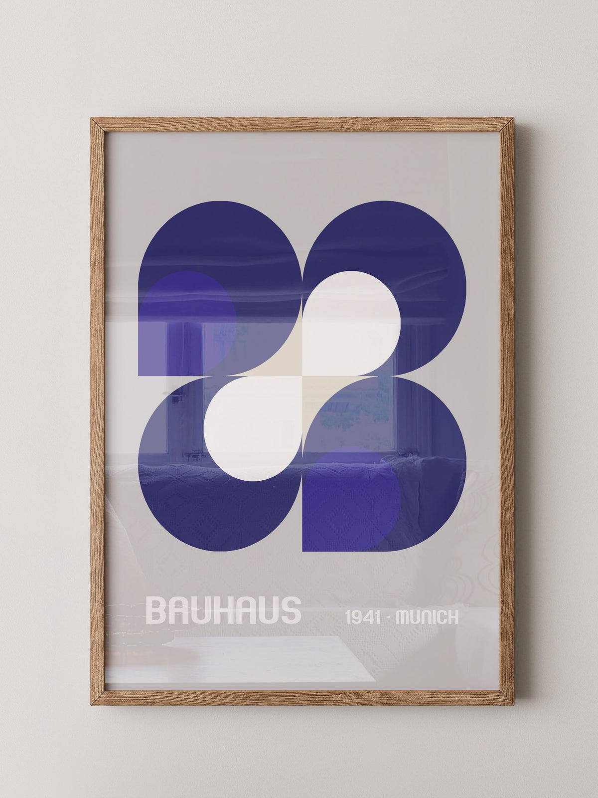 Geometrie Blau Modern