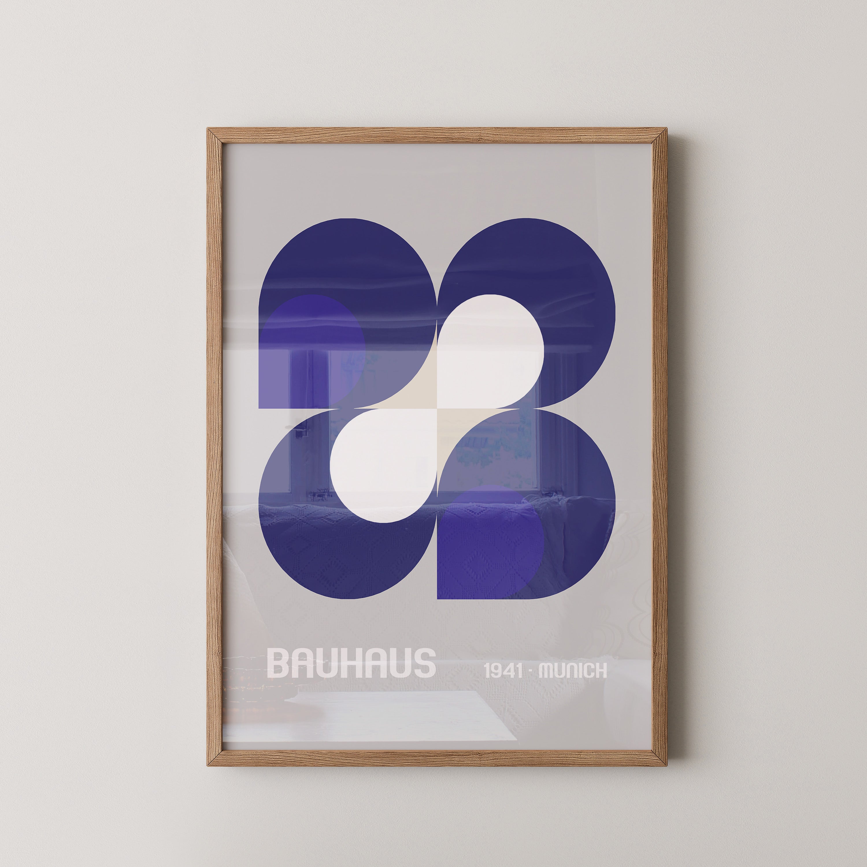 Geometrie Blau Modern