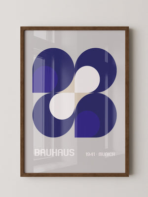 Geometrie Blau Modern