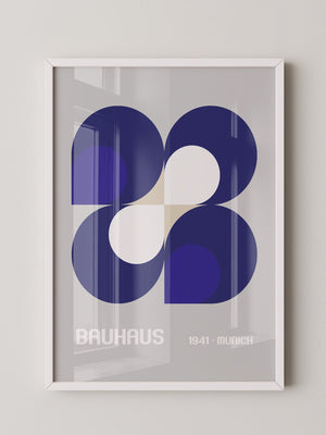 Geometrie Blau Modern