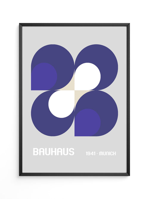 Geometrie Blau Modern