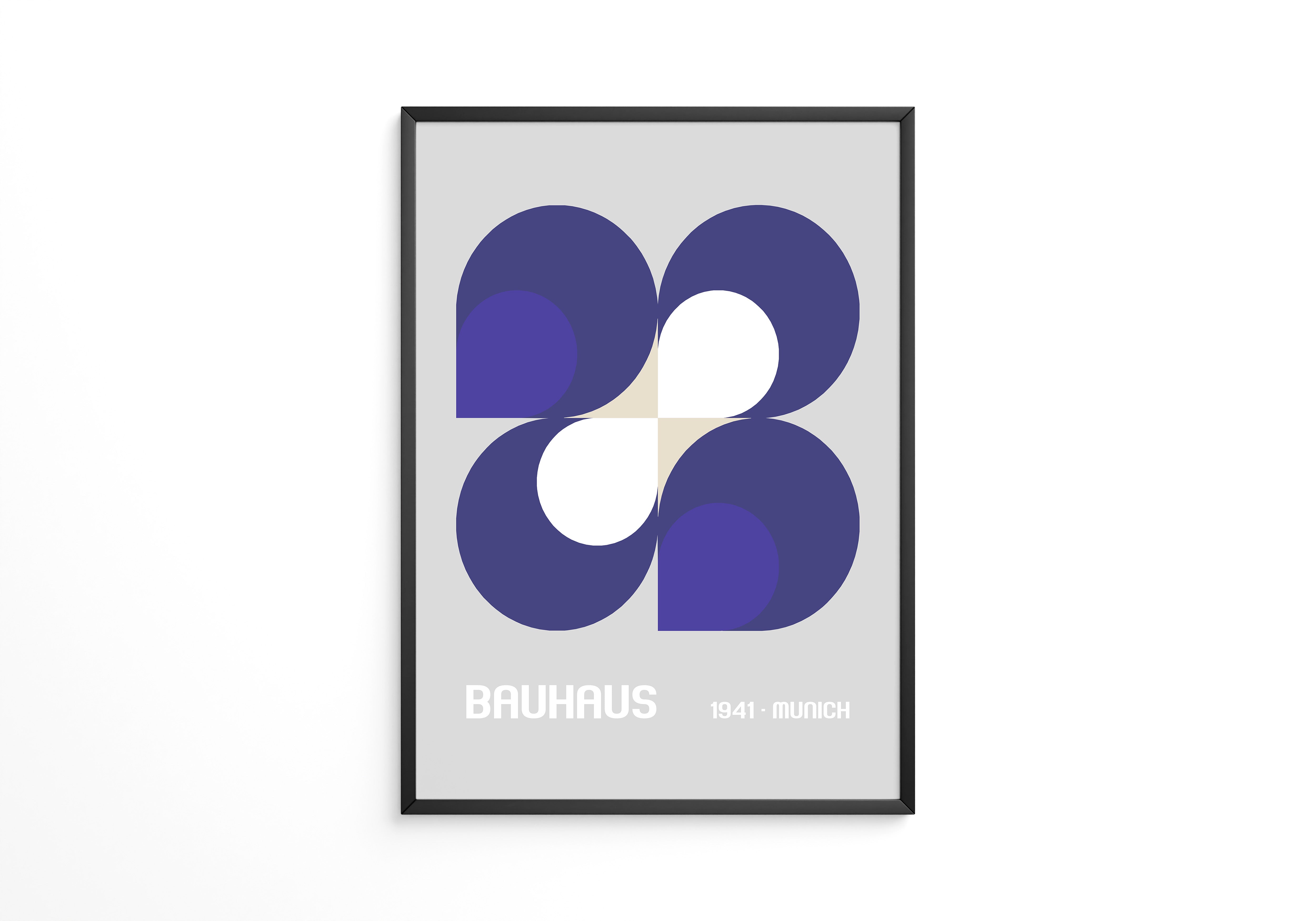 Geometrie Blau Modern