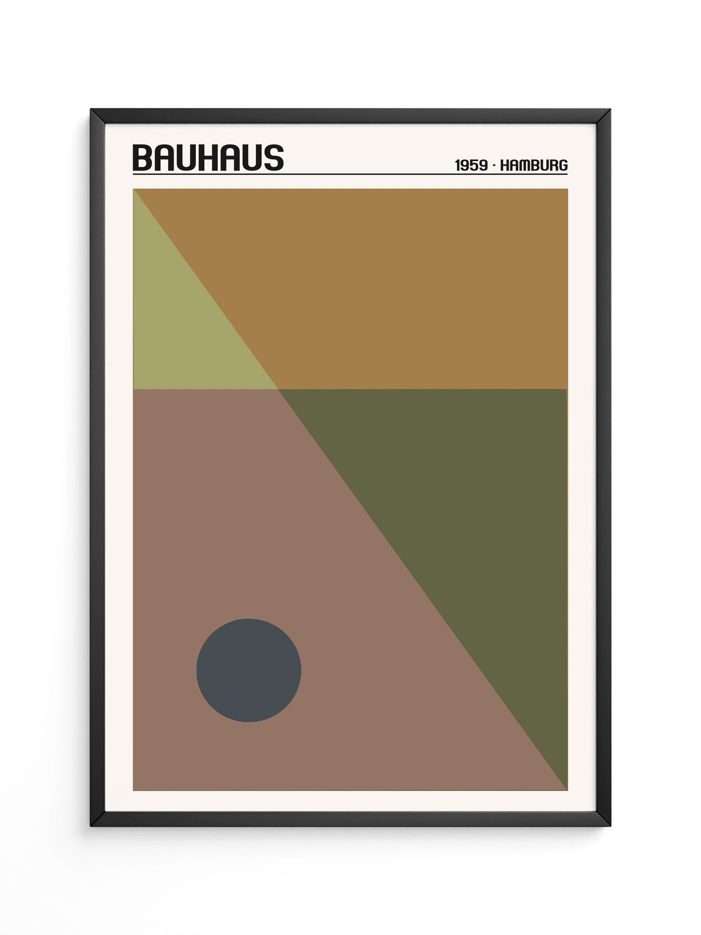 Bauhaus Geometrie Erdtöne