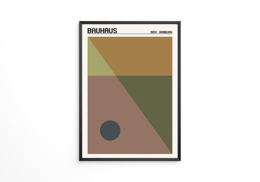 Bauhaus Geometrie Erdtöne