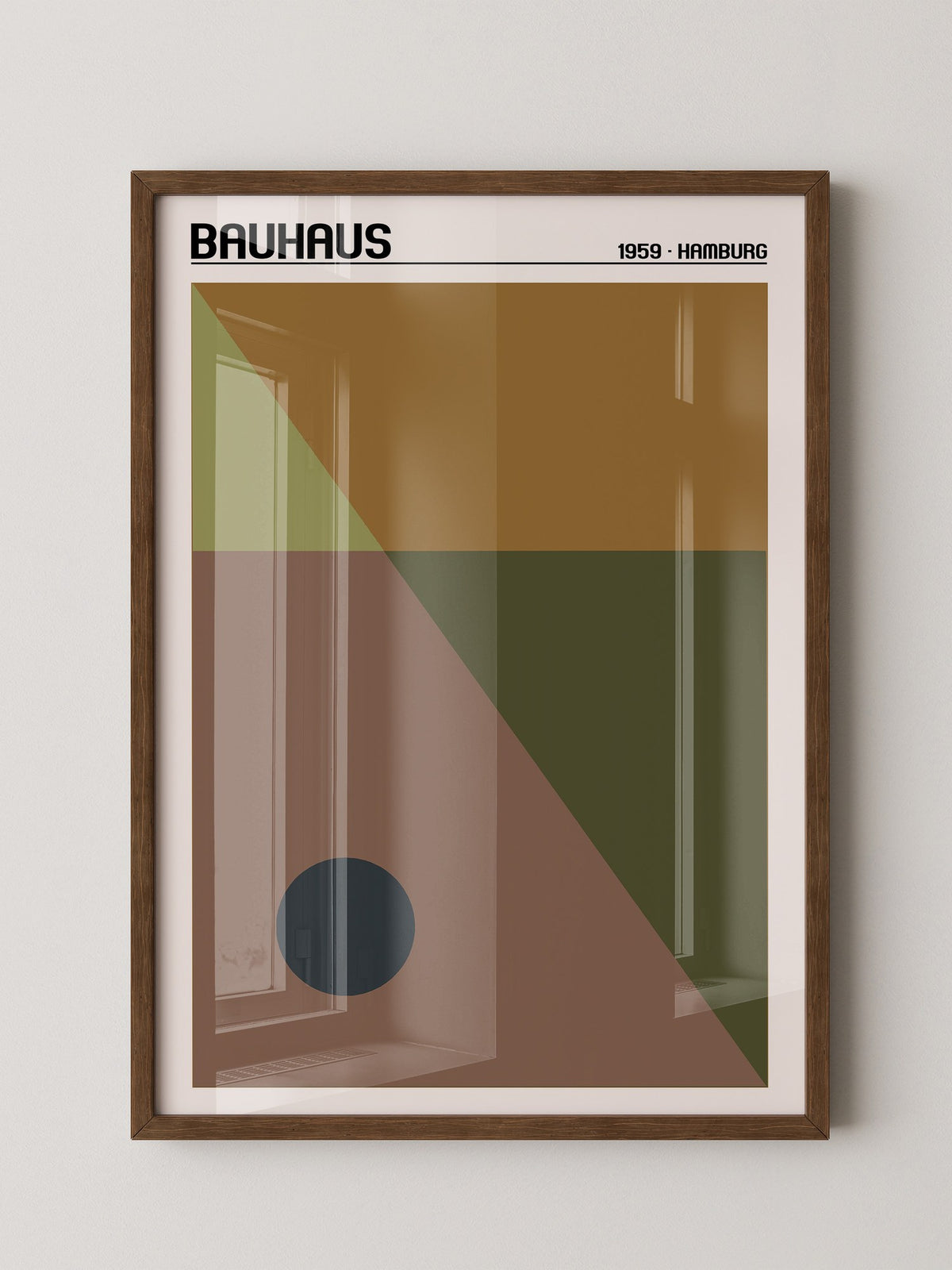Bauhaus Geometrie Erdtöne