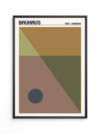 Bauhaus Geometrie Erdtöne