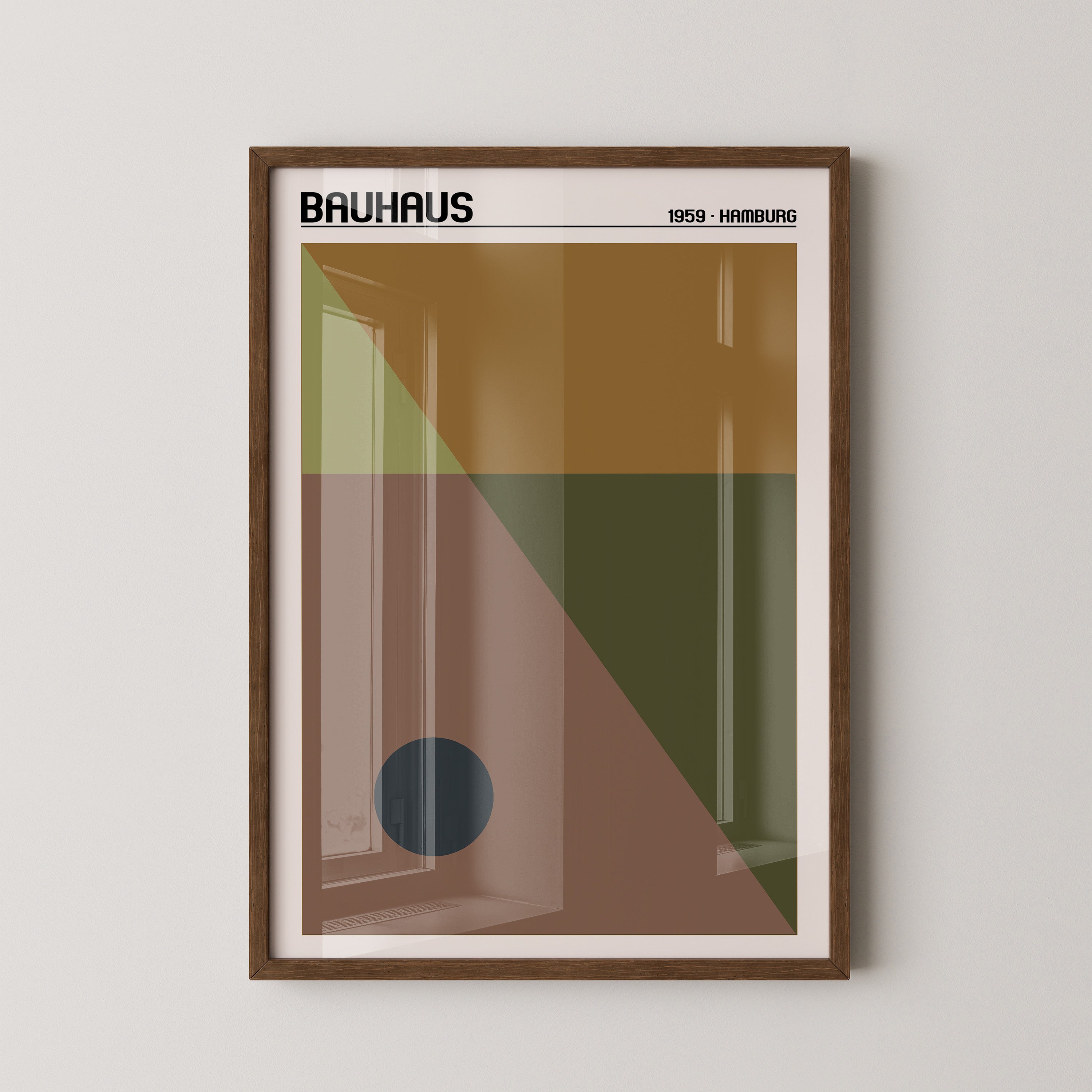 Bauhaus Geometrie Erdtöne