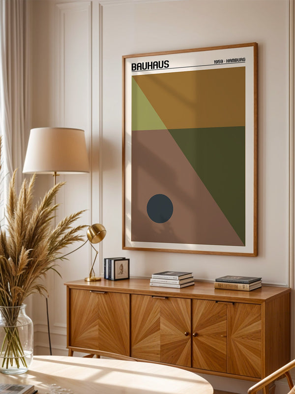Bauhaus Geometrie Erdtöne