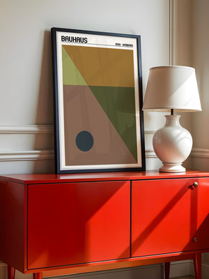 Bauhaus Geometrie Erdtöne