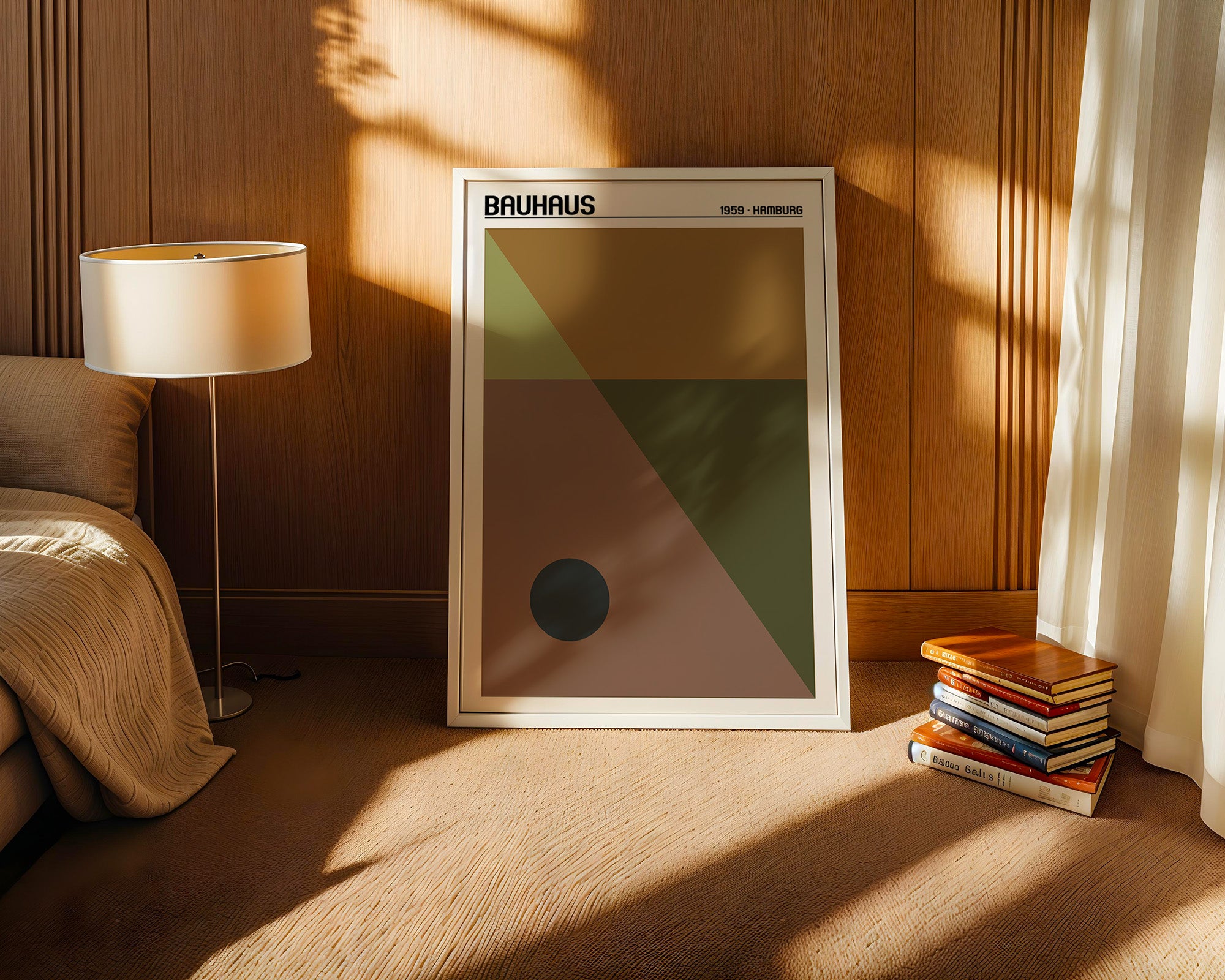 Bauhaus Geometrie Erdtöne