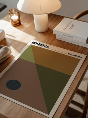 Bauhaus Geometrie Erdtöne