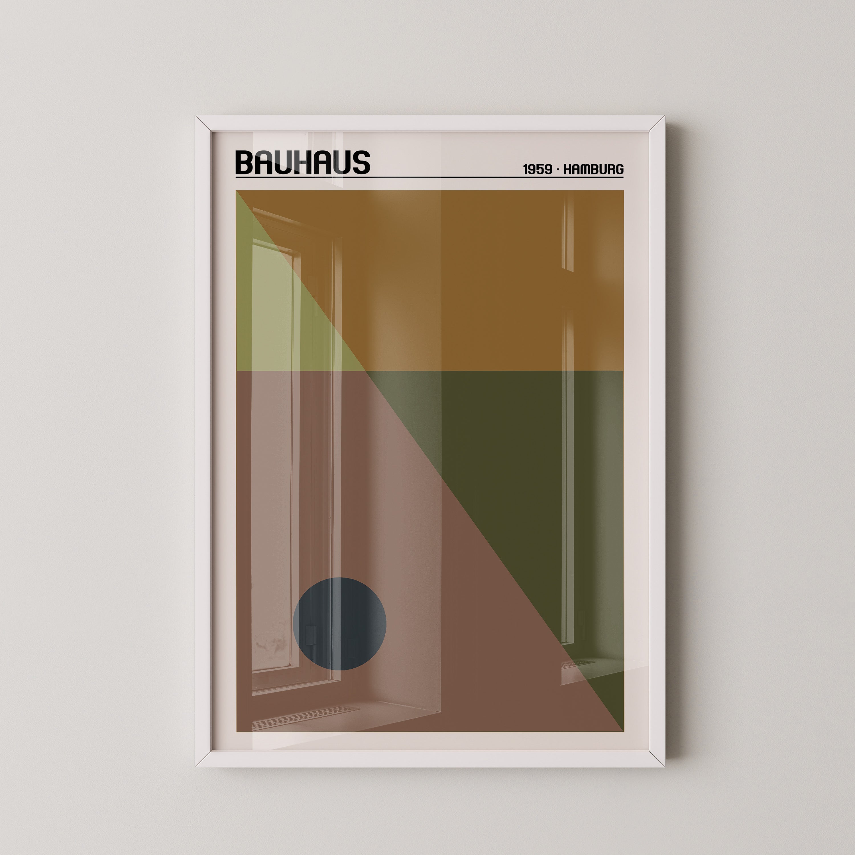 Bauhaus Geometrie Erdtöne