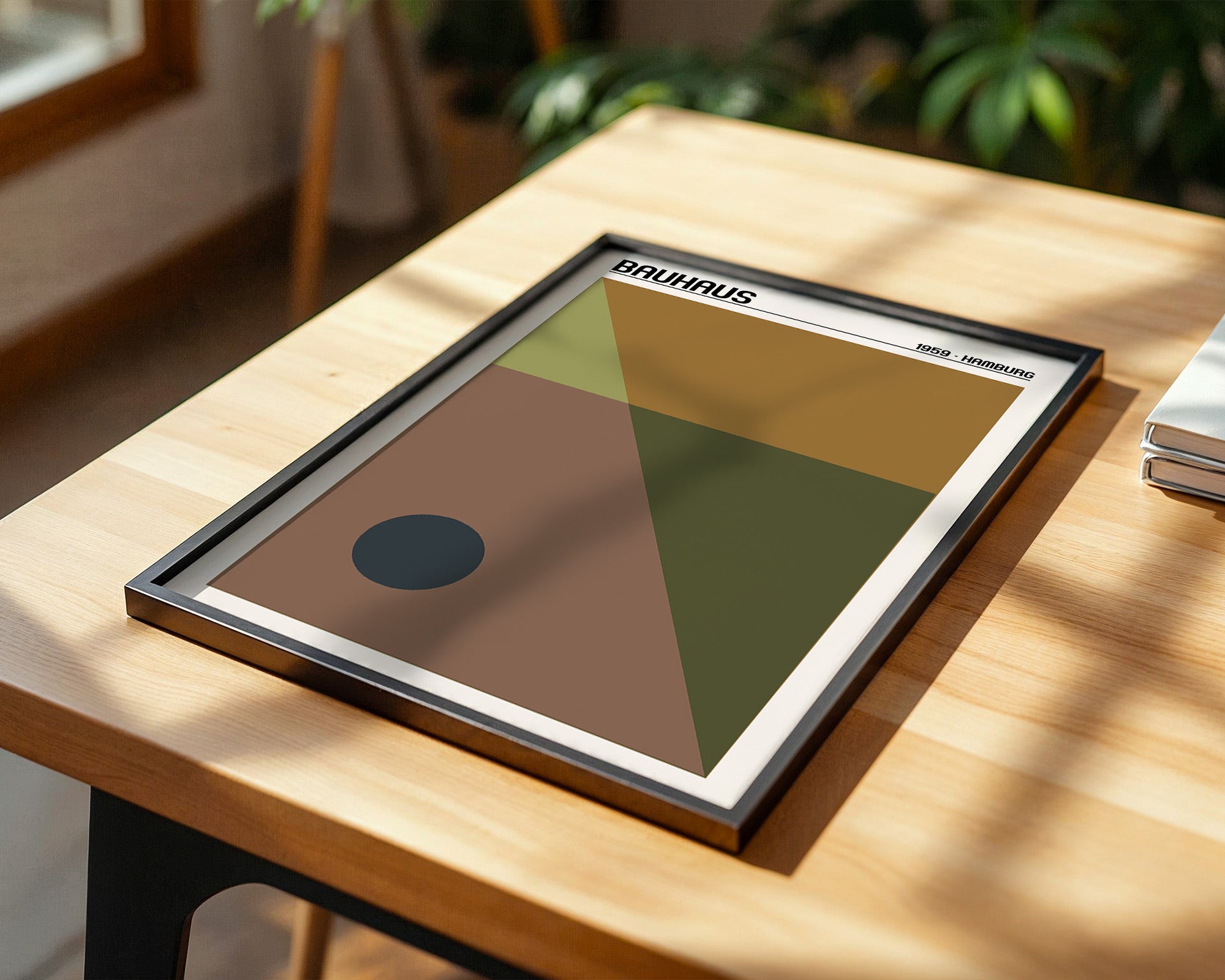 Bauhaus Geometrie Erdtöne