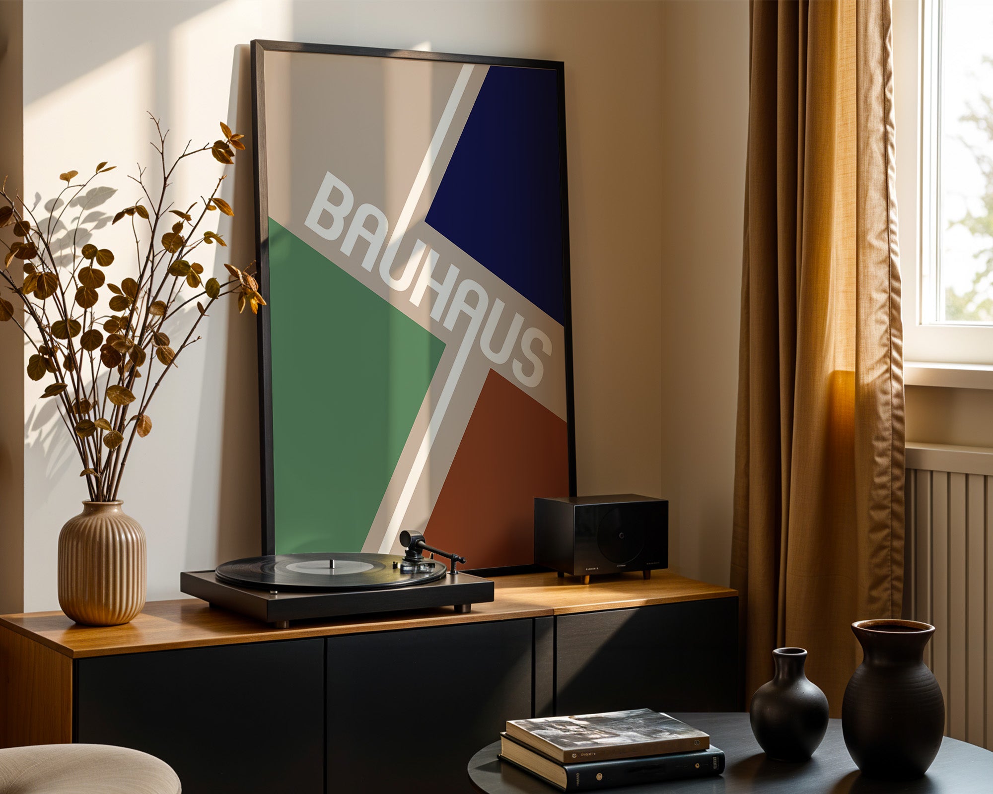 Bauhaus Geometrie Farbflächen