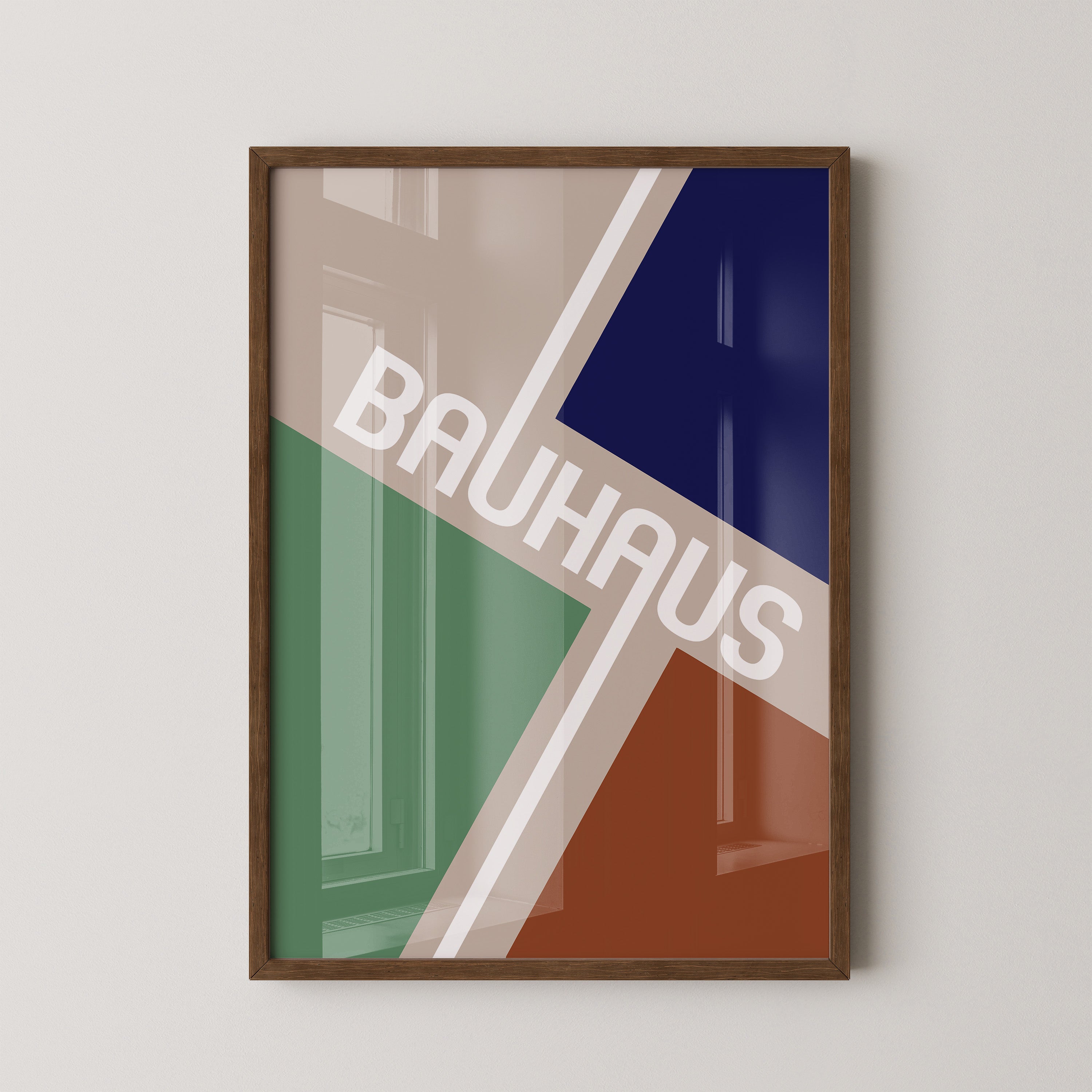 Bauhaus Geometrie Farbflächen