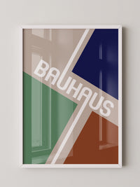 Bauhaus Geometrie Farbflächen