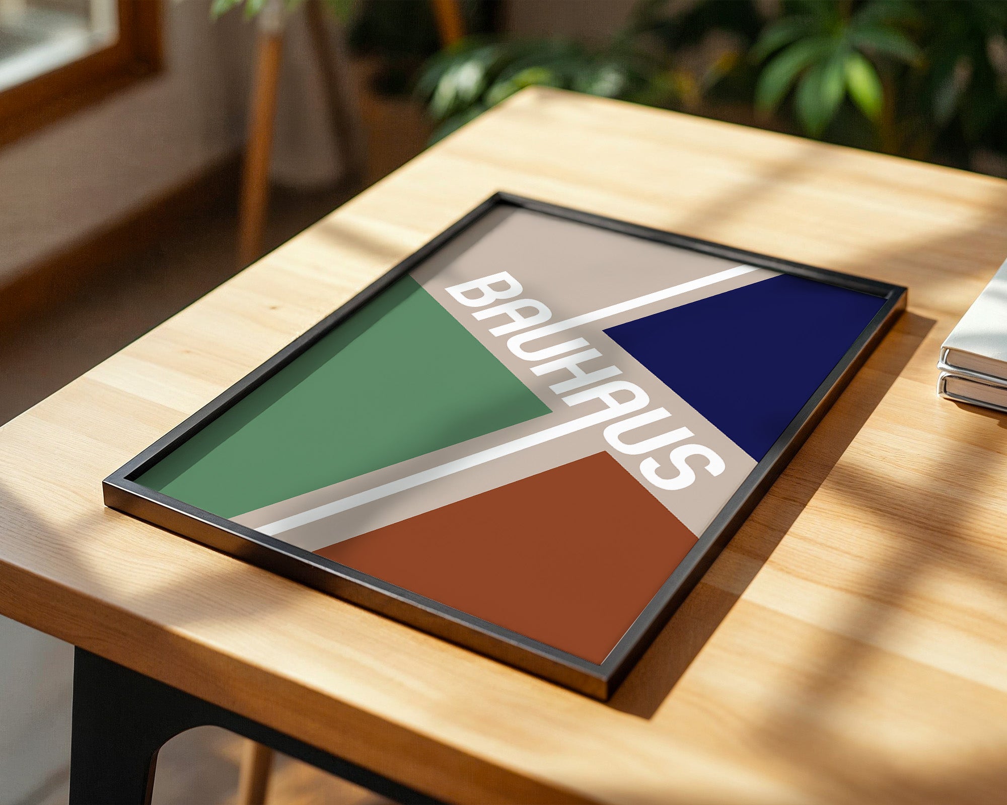 Bauhaus Geometrie Farbflächen