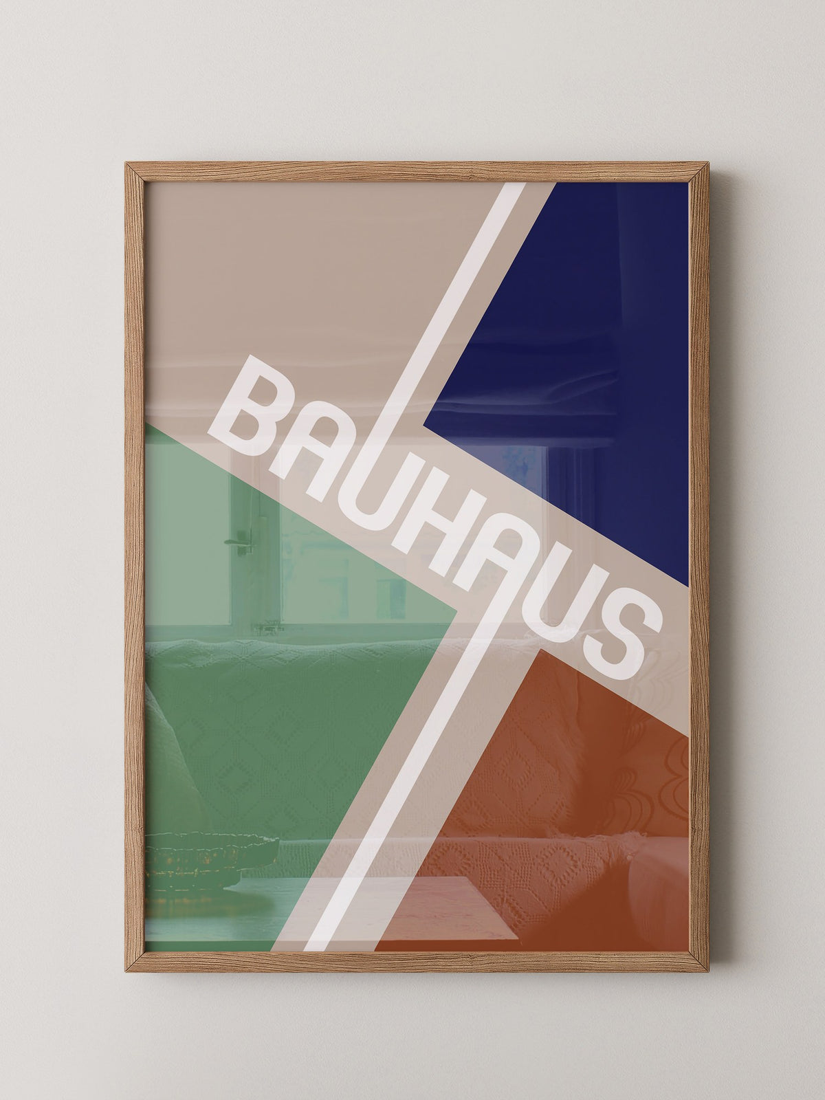 Bauhaus Geometrie Farbflächen