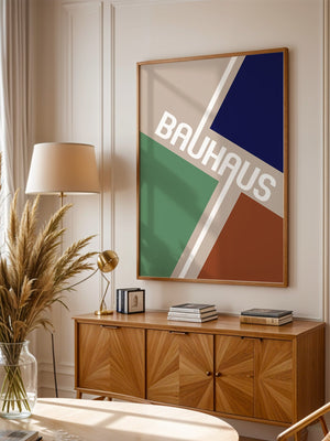 Bauhaus Geometrie Farbflächen