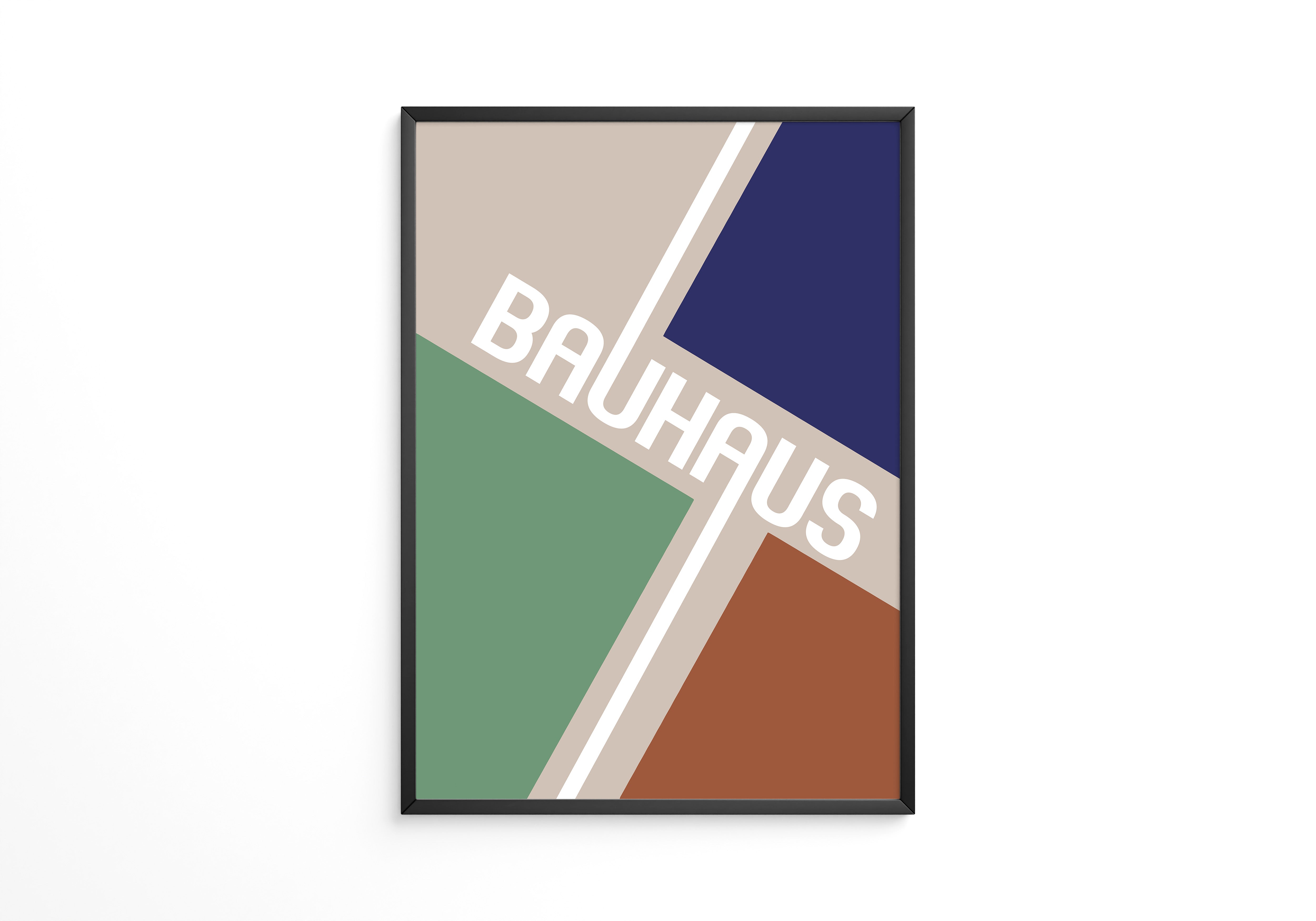 Bauhaus Geometrie Farbflächen