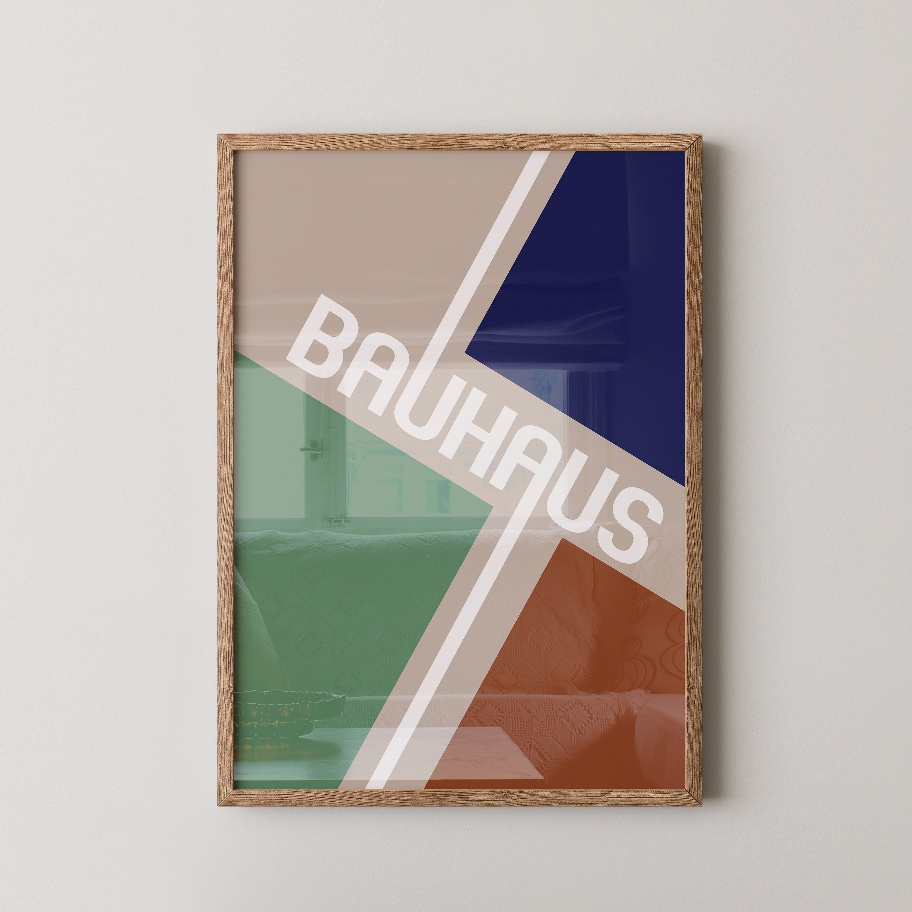 Bauhaus Geometrie Farbflächen