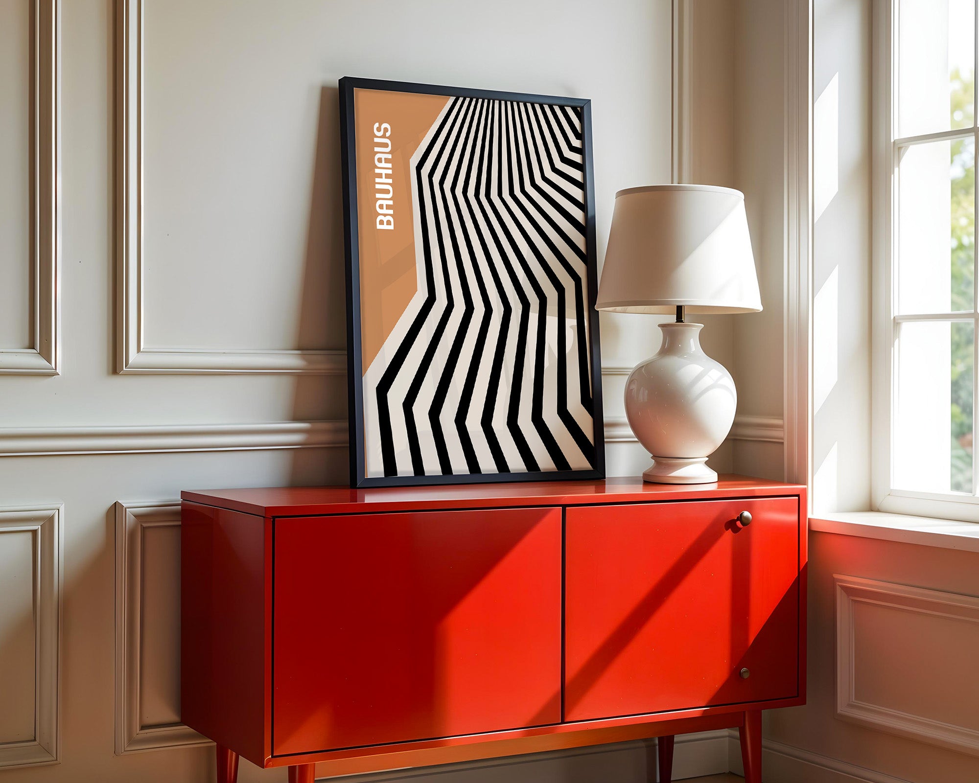 Bauhaus Linien abstrakt