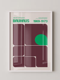Bauhaus Grafik Retro Farben