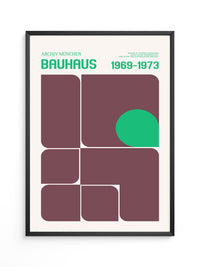 Bauhaus Grafik Retro Farben