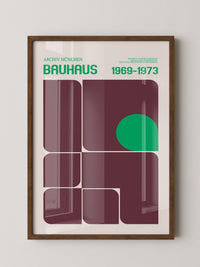 Bauhaus Grafik Retro Farben