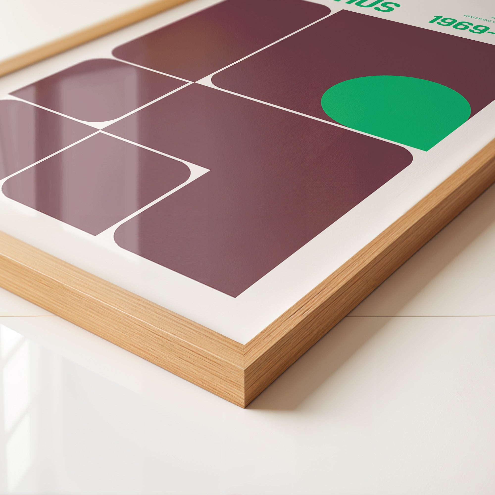 Bauhaus Grafik Retro Farben