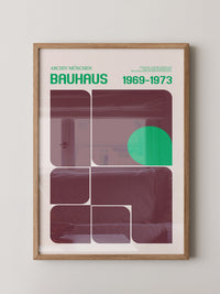 Bauhaus Grafik Retro Farben