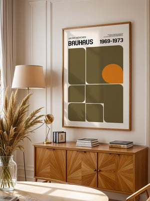 Bauhaus Geometrie Retro Rechtecke