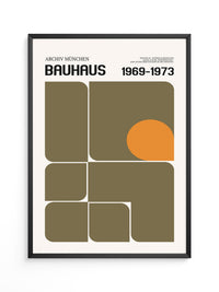 Bauhaus Geometrie Retro Rechtecke