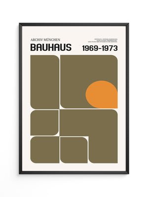 Bauhaus Geometrie Retro Rechtecke