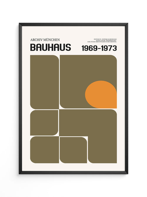 Bauhaus Geometrie Retro Rechtecke