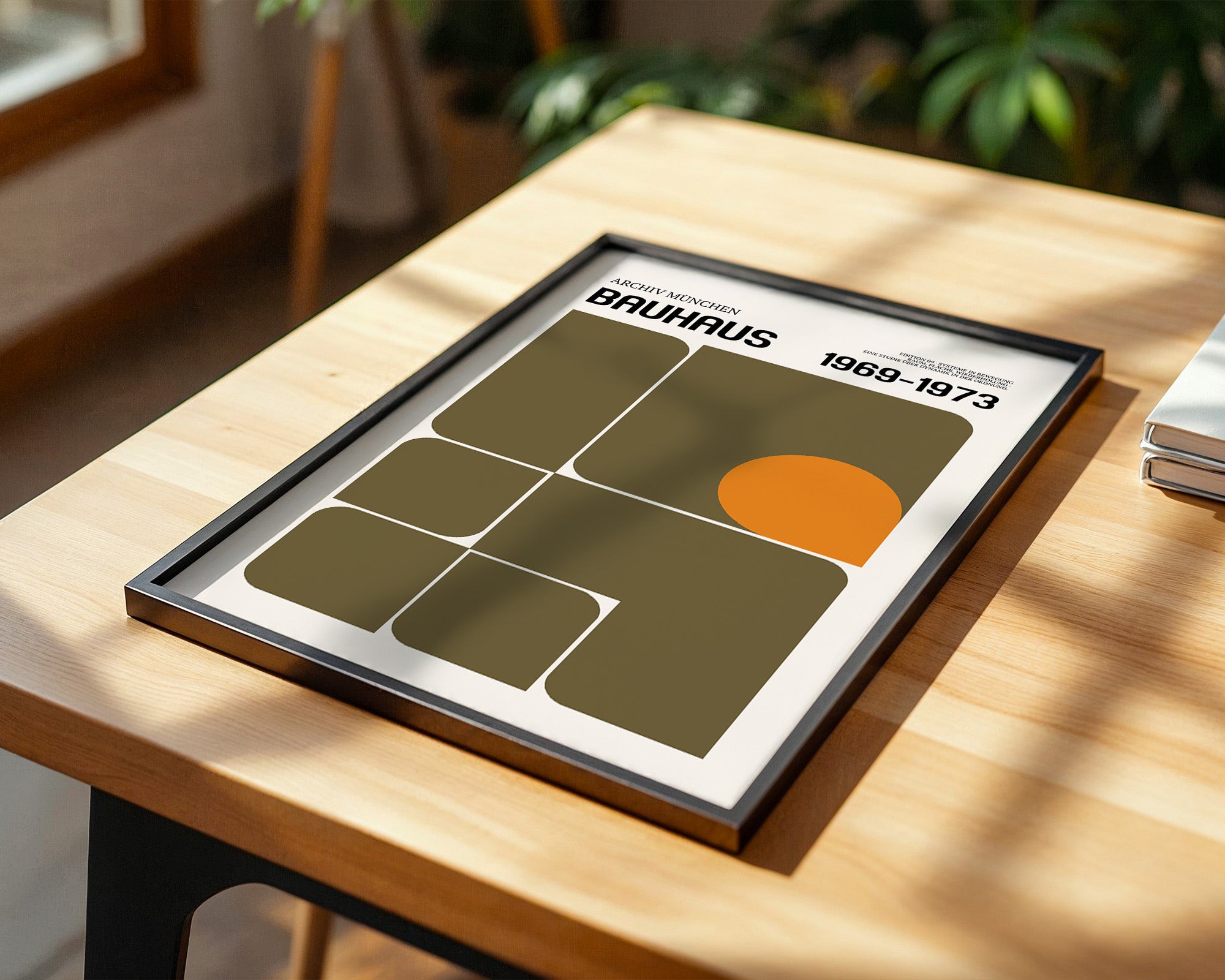 Bauhaus Geometrie Retro Rechtecke